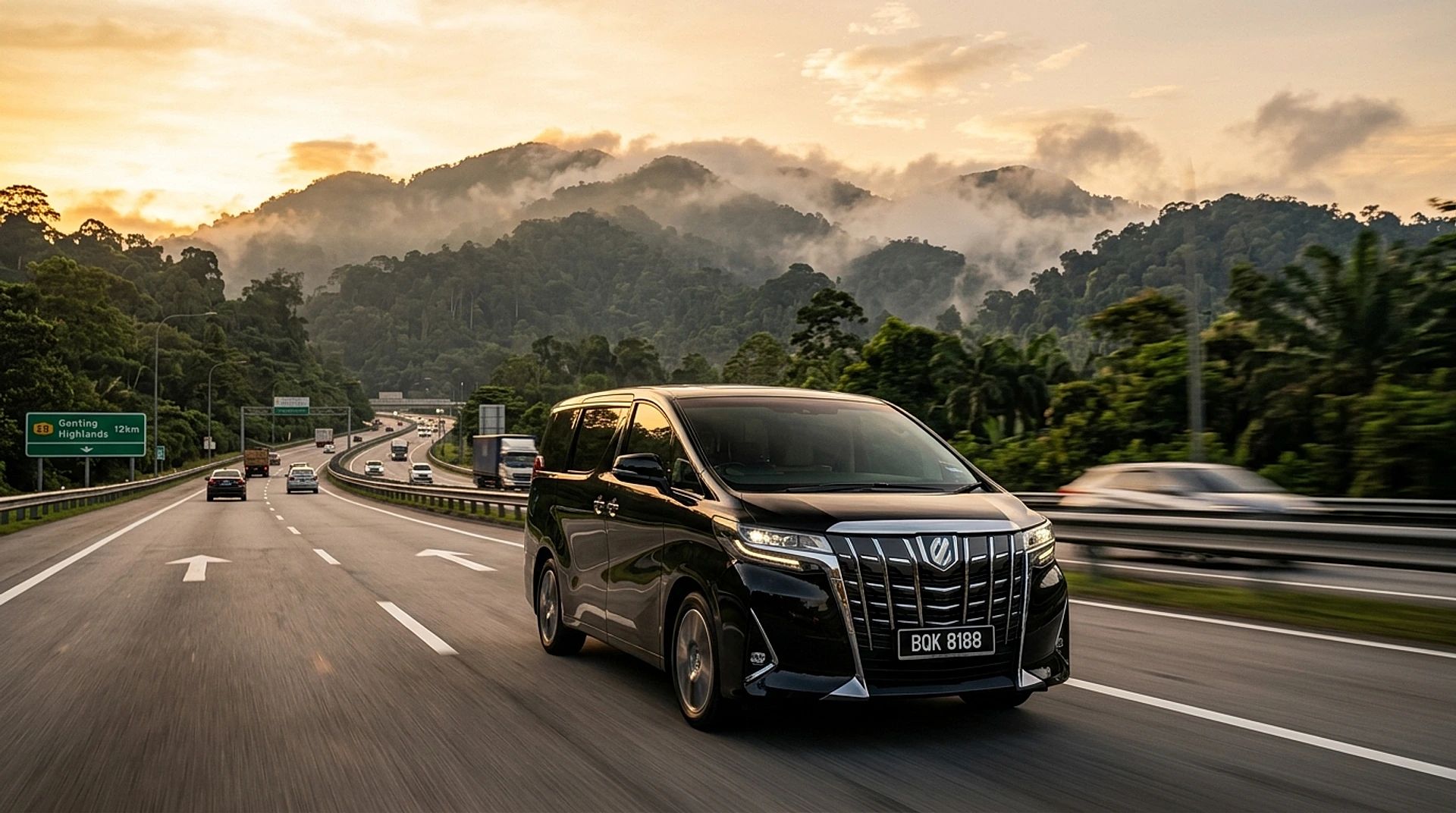 Point-to-Point Intercity Highway Transfer to Genting Highlands